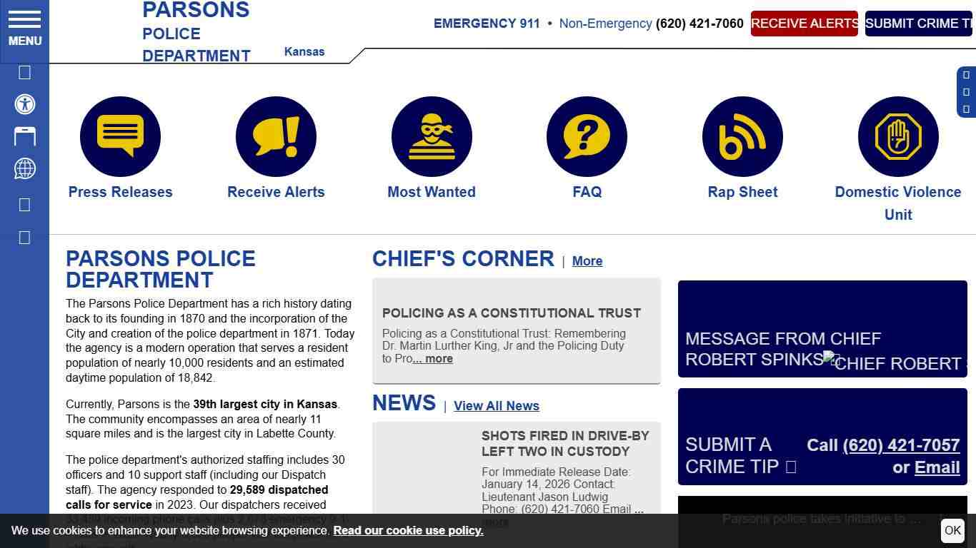 Parsons Police Department